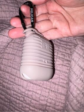 Pelican Pink Silicone Protective Case for Wireless Earbud Charging Case